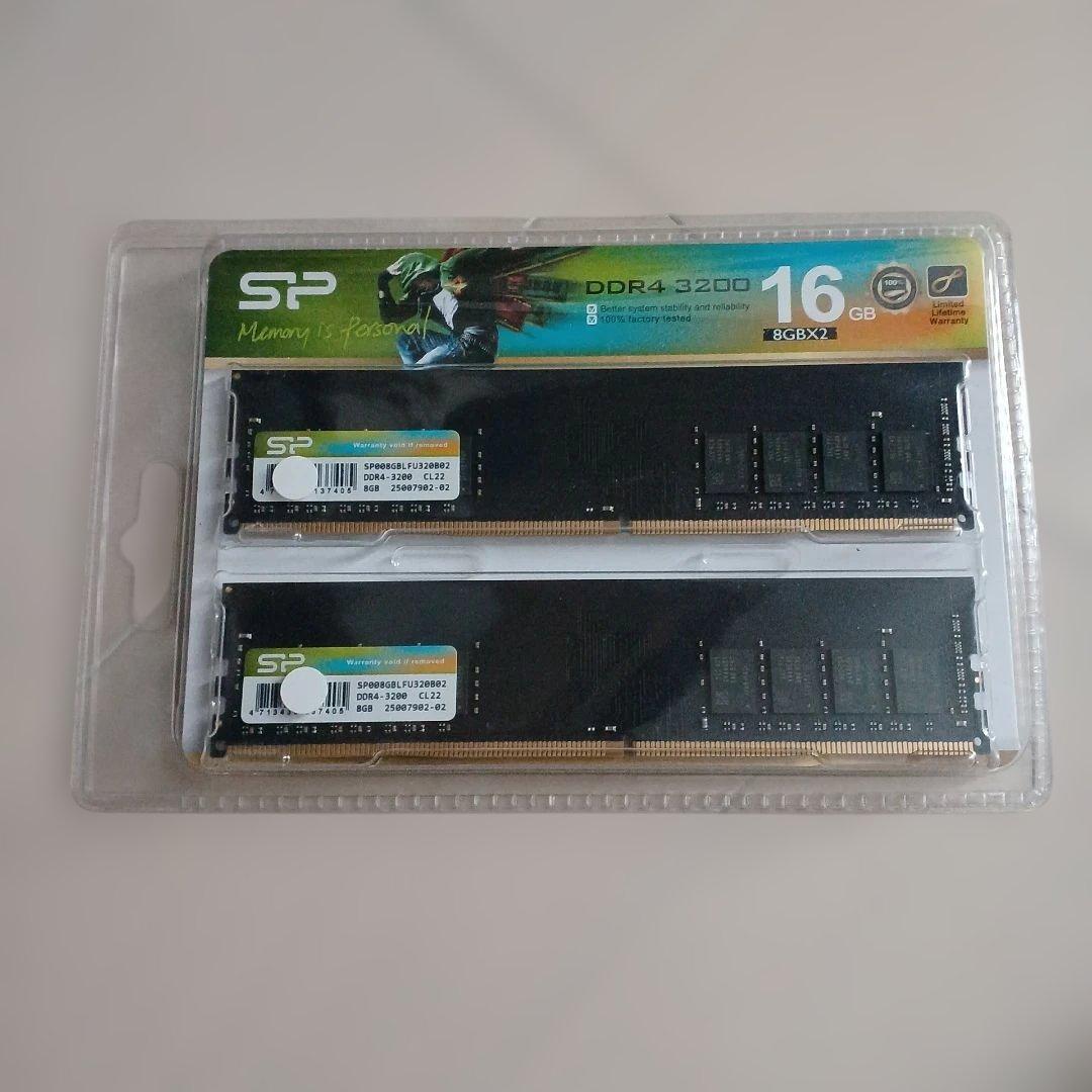 SP DDR4 3200 16GB (8GBx2) メモリ
