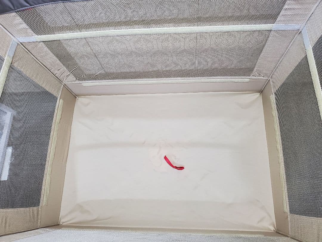 極美品 アップリカ ココネルエアー 折り畳み ベビーベッド ココアブラウン