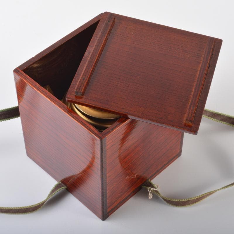 朧　香道具　銅製　雲龍文　黄金香炉　24KGP刻印　時代箱付　V　5804