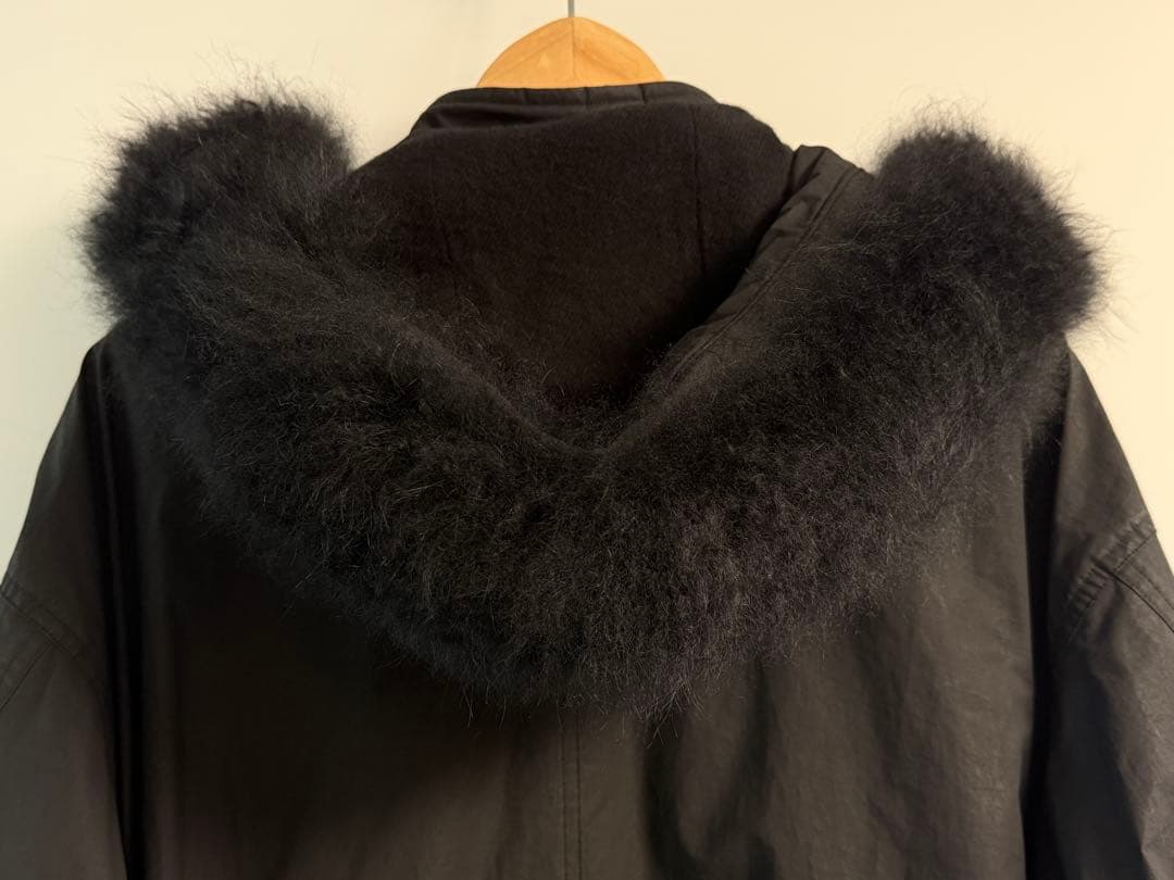 COMOLI コットンナイロン ミリタリー フーデッドコート 2