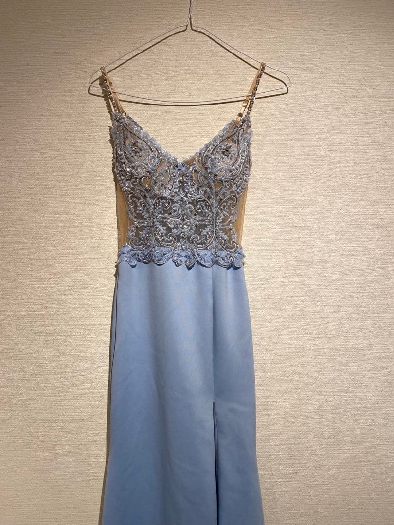 エンジェルアール　ロングドレス　キャバドレス sugar サックス