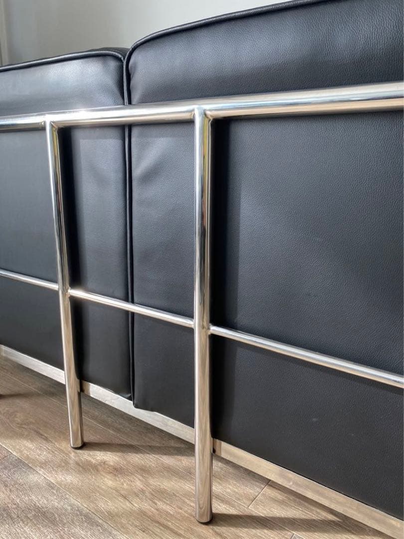 【名作】LC2 リプロダクト ル・コルビュジエ 2人掛けソファ