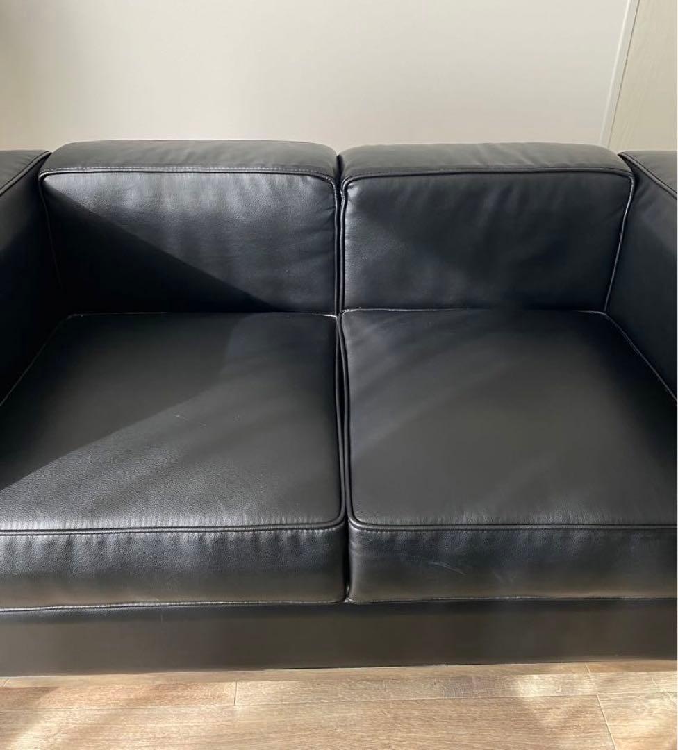 【名作】LC2 リプロダクト ル・コルビュジエ 2人掛けソファ