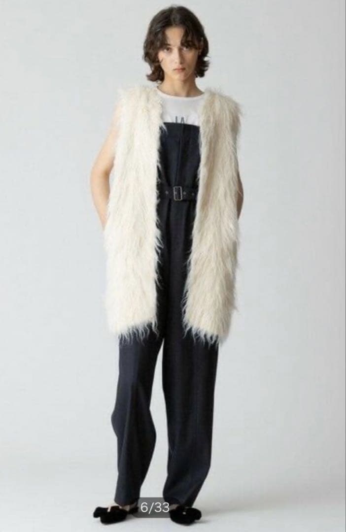 MIYAさま専用 アルアバイルイエティシャギーニットジレ　新品未使用タグ付き