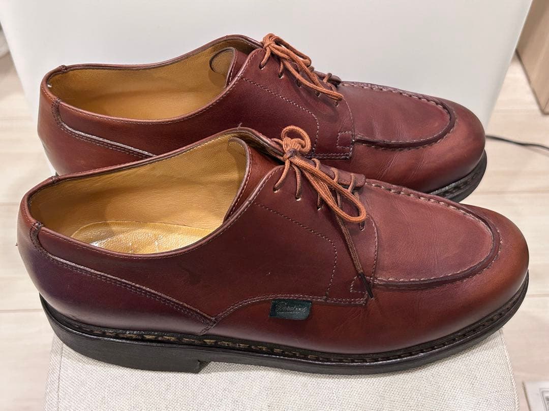 美品 パラブーツシャンボード ブラウンParaboot CHAMBOORD 8