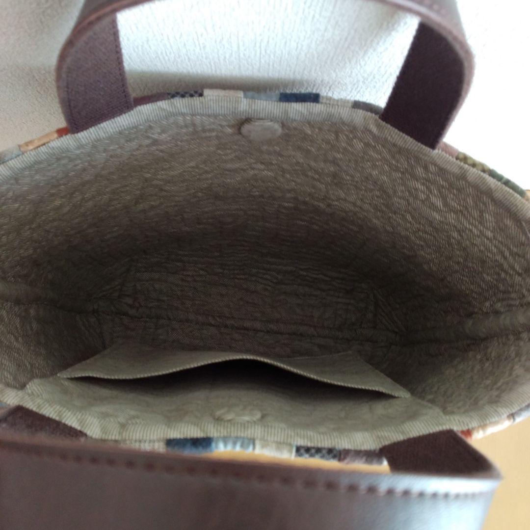 パッチワークキルト　バッグ　ハンドメイド