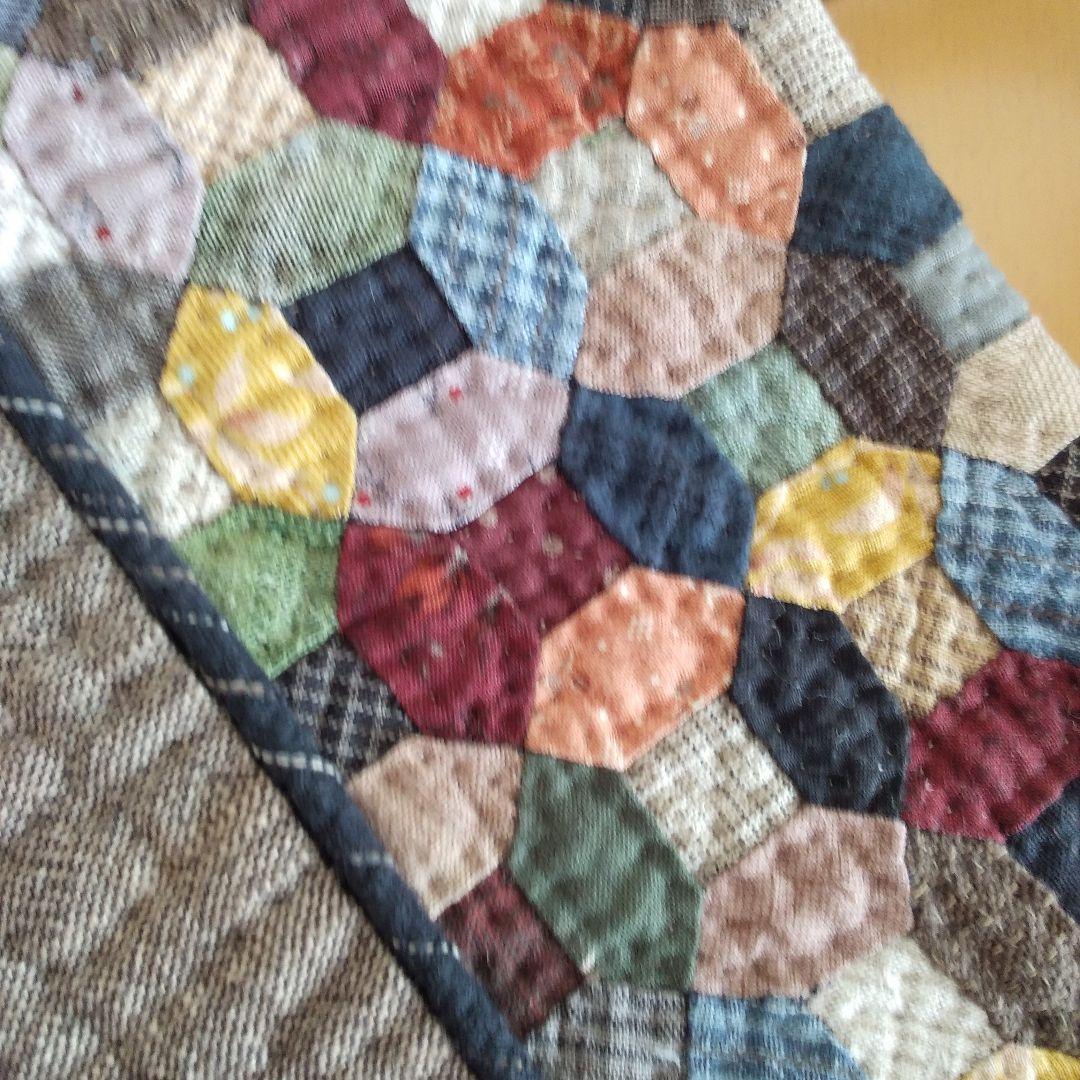 パッチワークキルト　バッグ　ハンドメイド