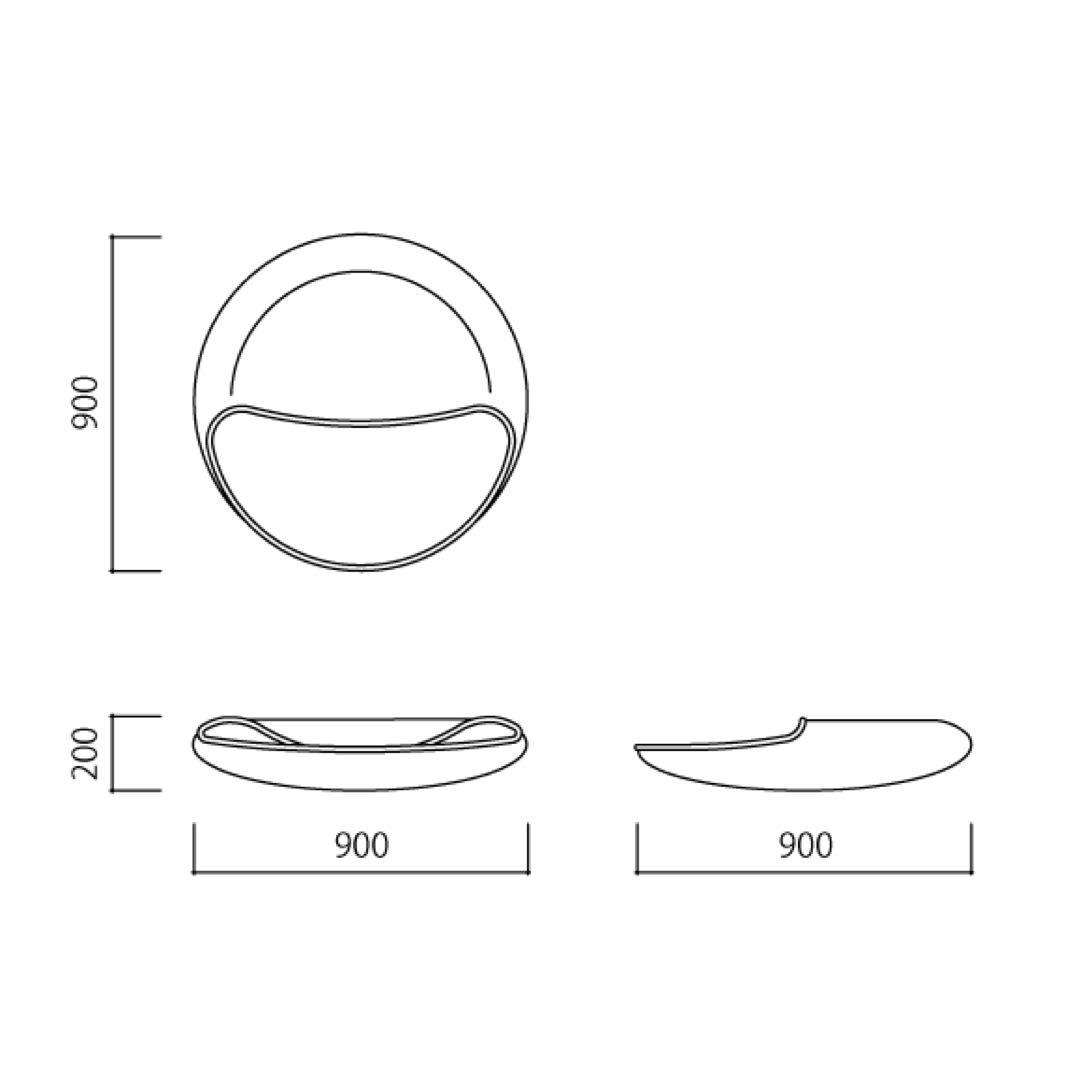 【最終値下げ・送料込】IDEE POD ラタン 座椅子 チェア 定価6.5万
