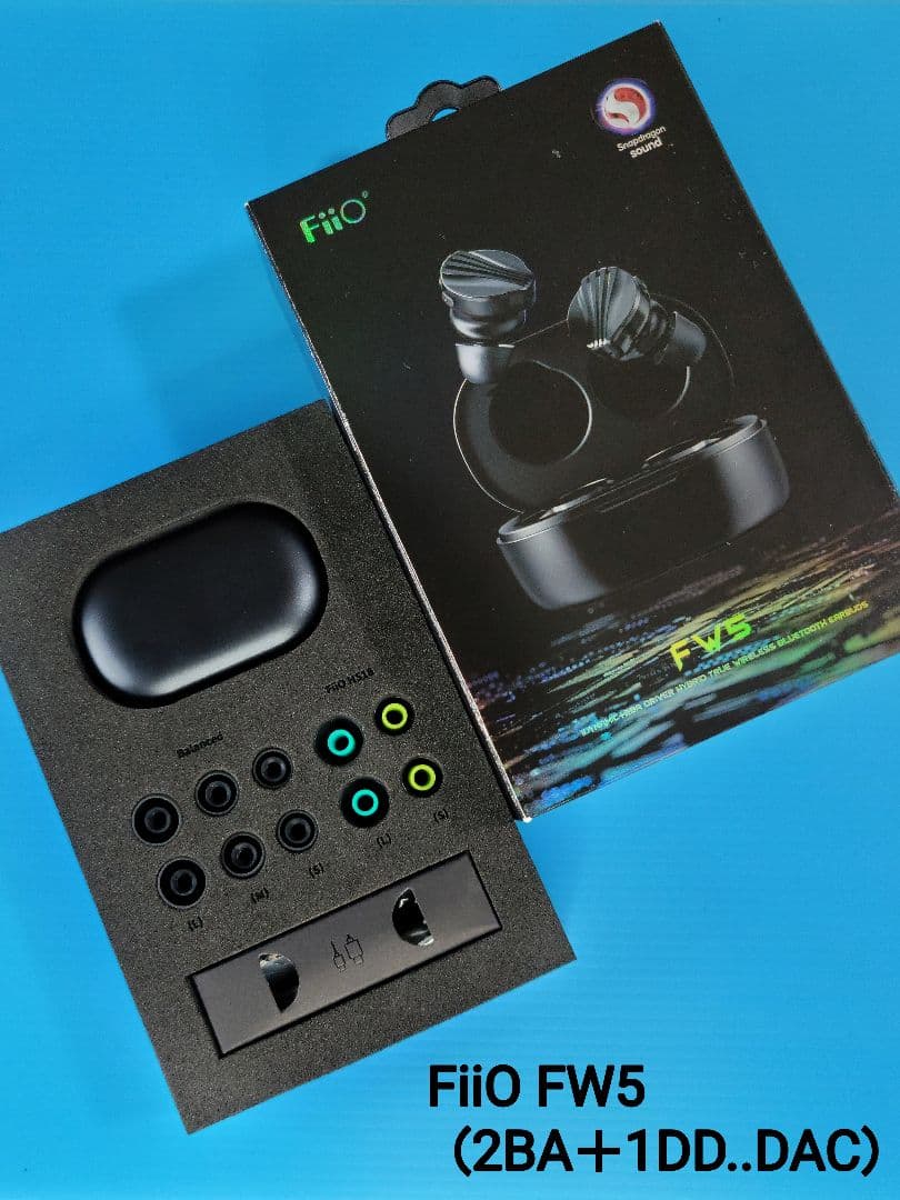 【美品】FiiO FW5 （2BA＋1DD..DAC）