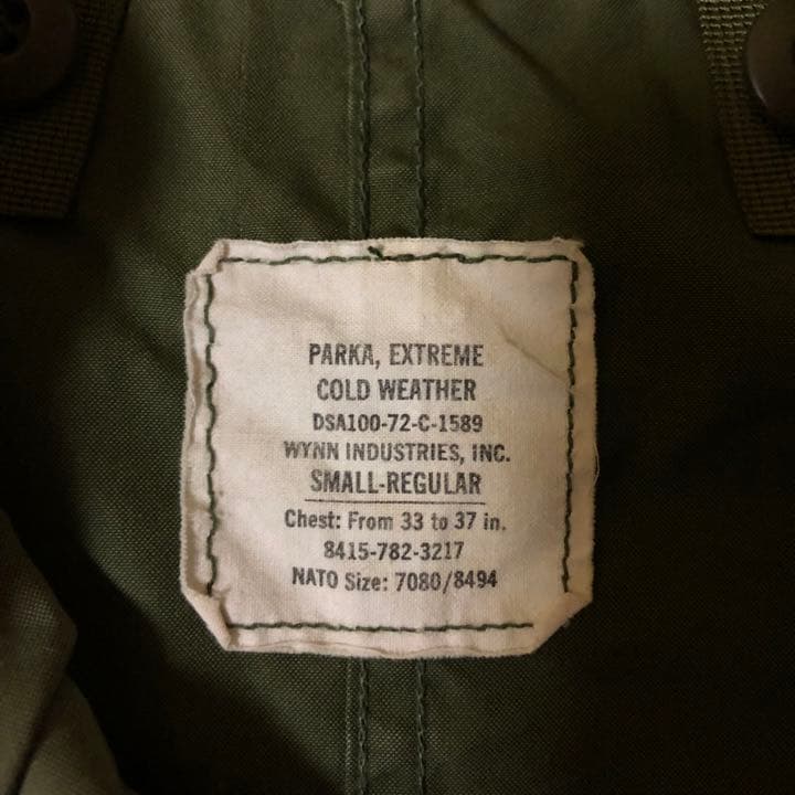 70s US ARMY M-65 parka モッズコート Sサイズ