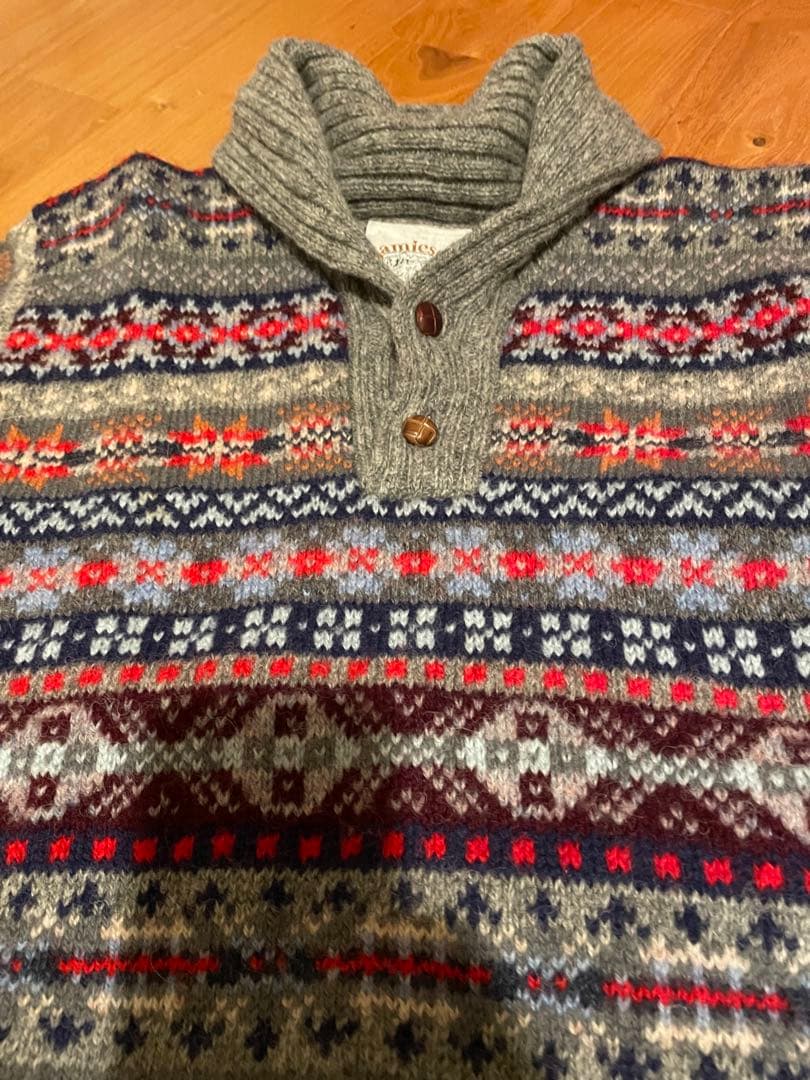 XLサイズ　jamieson's ジャミーソンズ フェアアイル ニット