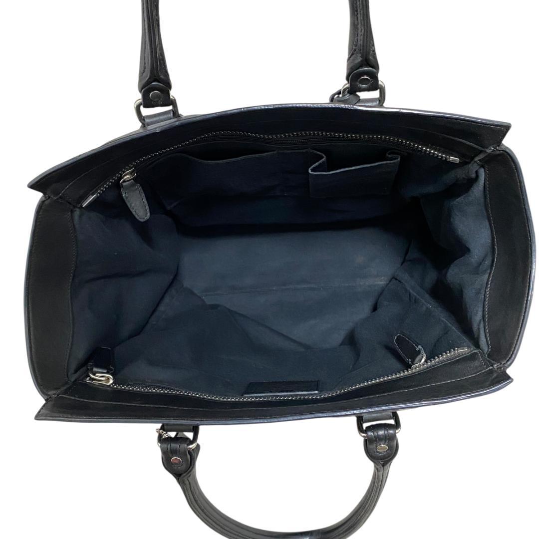 COACH コーチ トートバック ビジネスバック大容量レザー ブラック19924