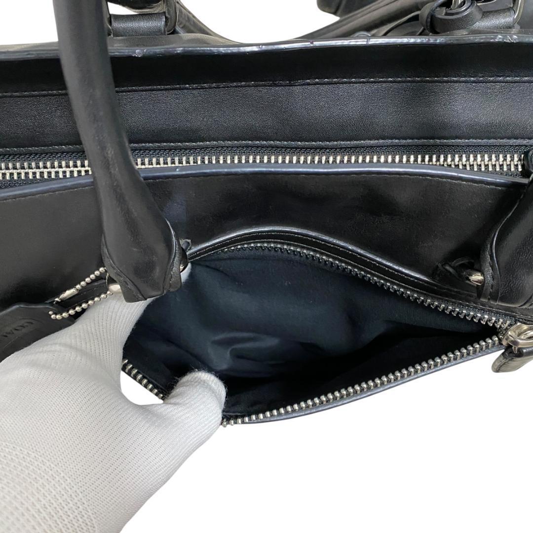 COACH コーチ トートバック ビジネスバック大容量レザー ブラック19924