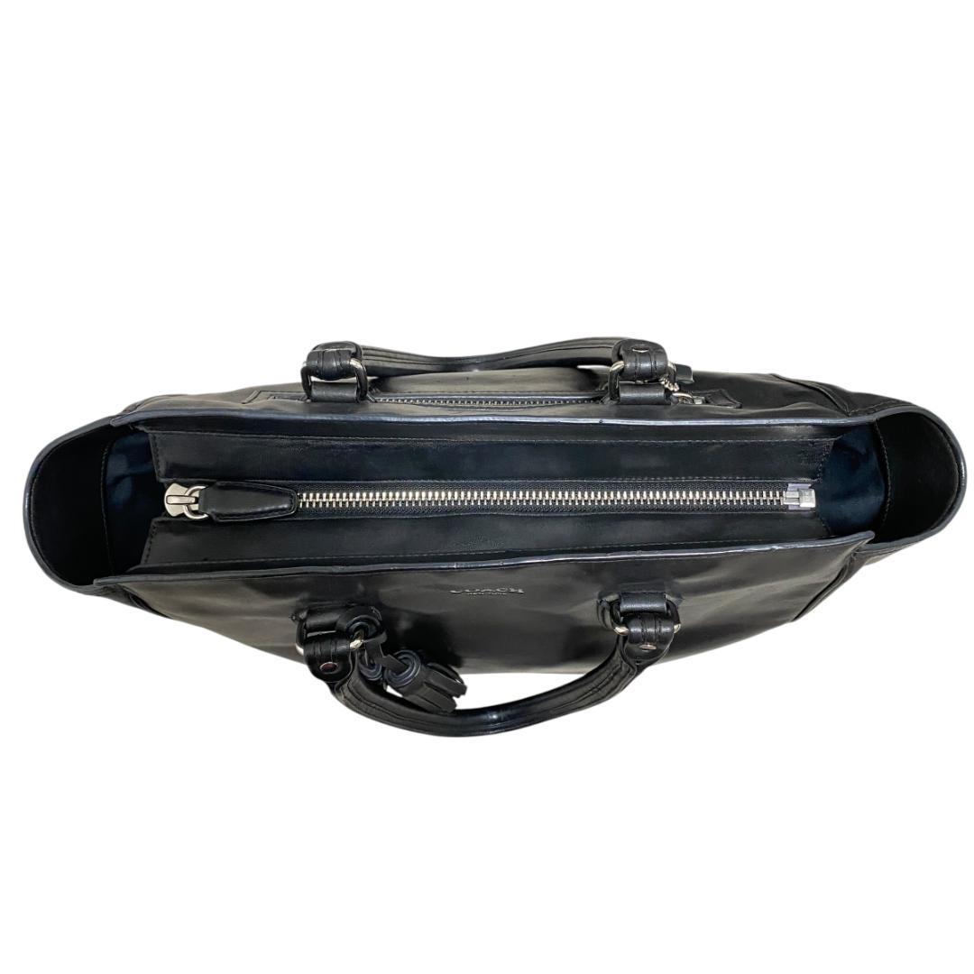 COACH コーチ トートバック ビジネスバック大容量レザー ブラック19924