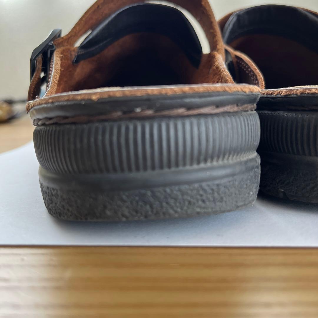 NAOT ブラウン クロッグサンダル　サボ