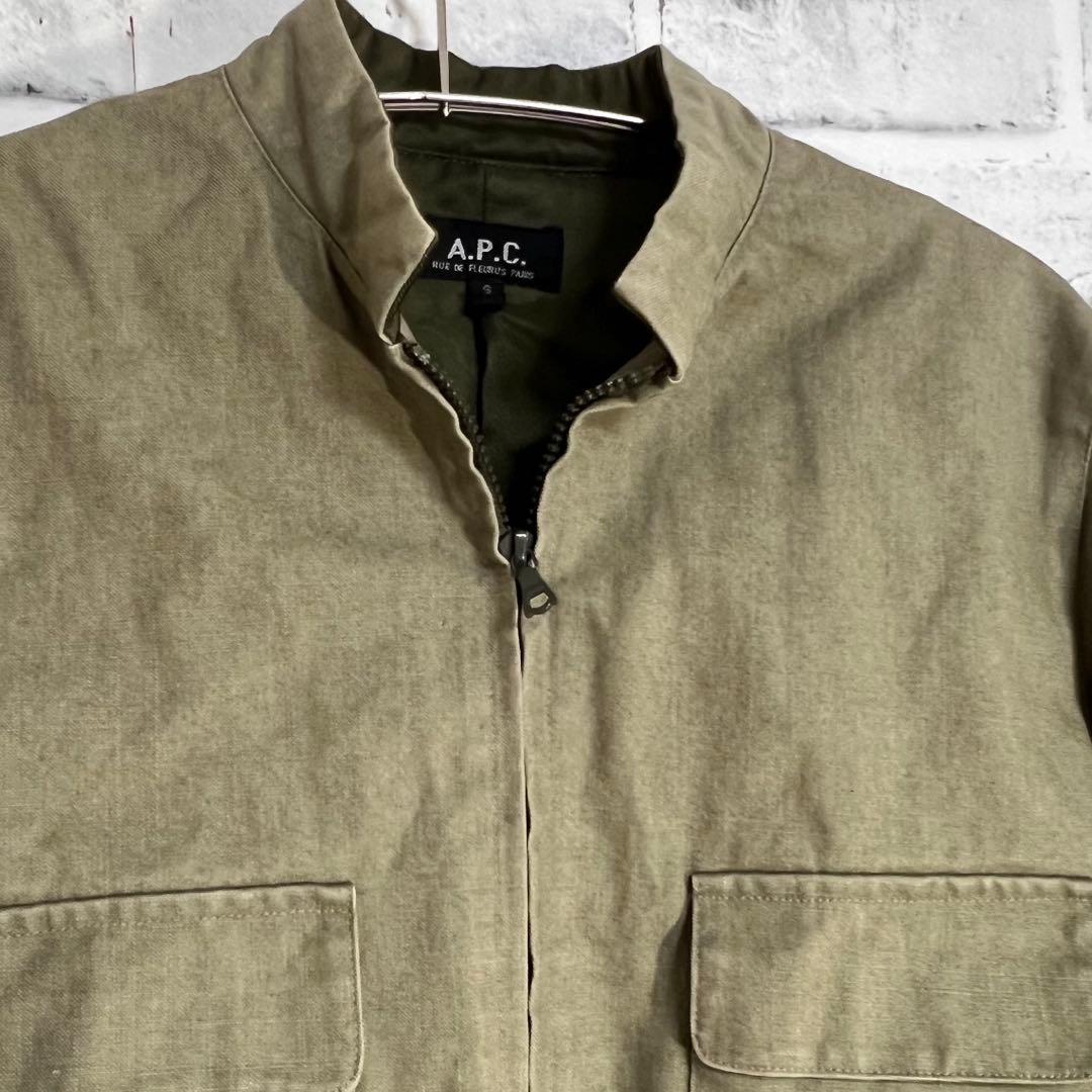 A.P.C. 　フランス製　オリーブグリーン ブルゾン ジャンパー　S