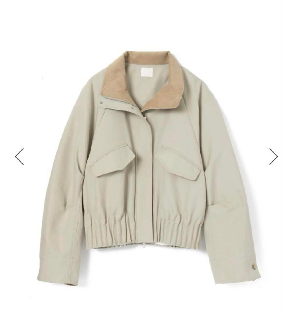 ジャケット・アウター rielle riche Stand Collar Blouson(Beige)