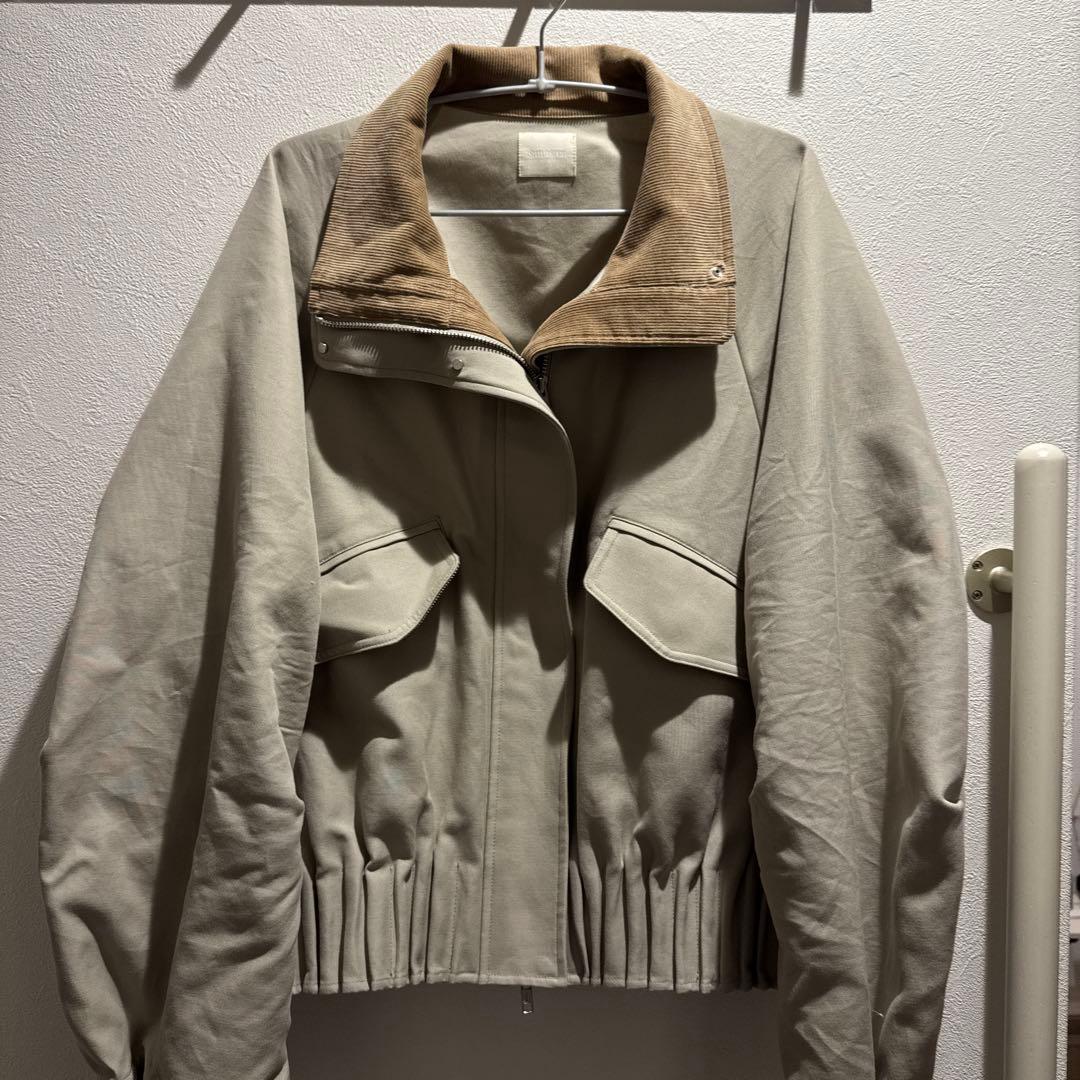 ジャケット・アウター rielle riche Stand Collar Blouson(Beige)