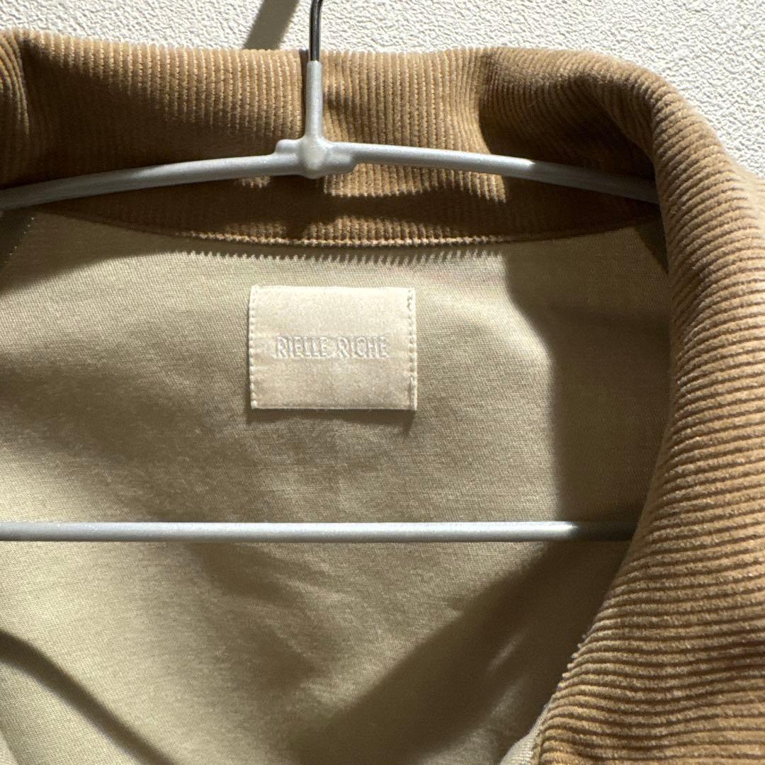 ジャケット・アウター rielle riche Stand Collar Blouson(Beige)