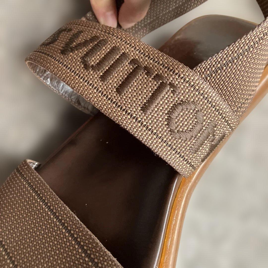 LOUIS VUITTON ブラウン サンダル