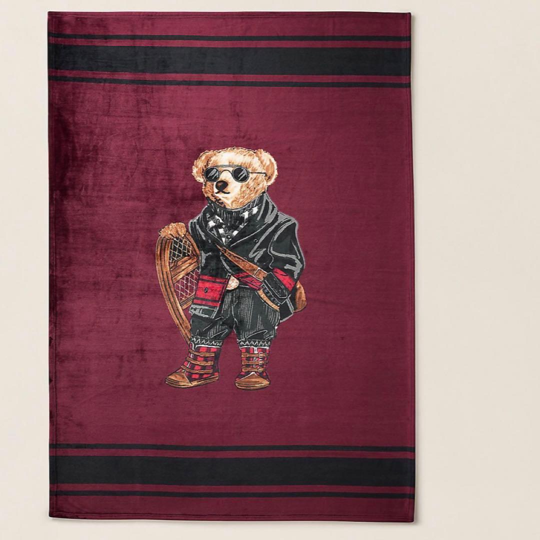 ラルフローレン　ホリデーポロベアスローブランケット新品未開封三越購入