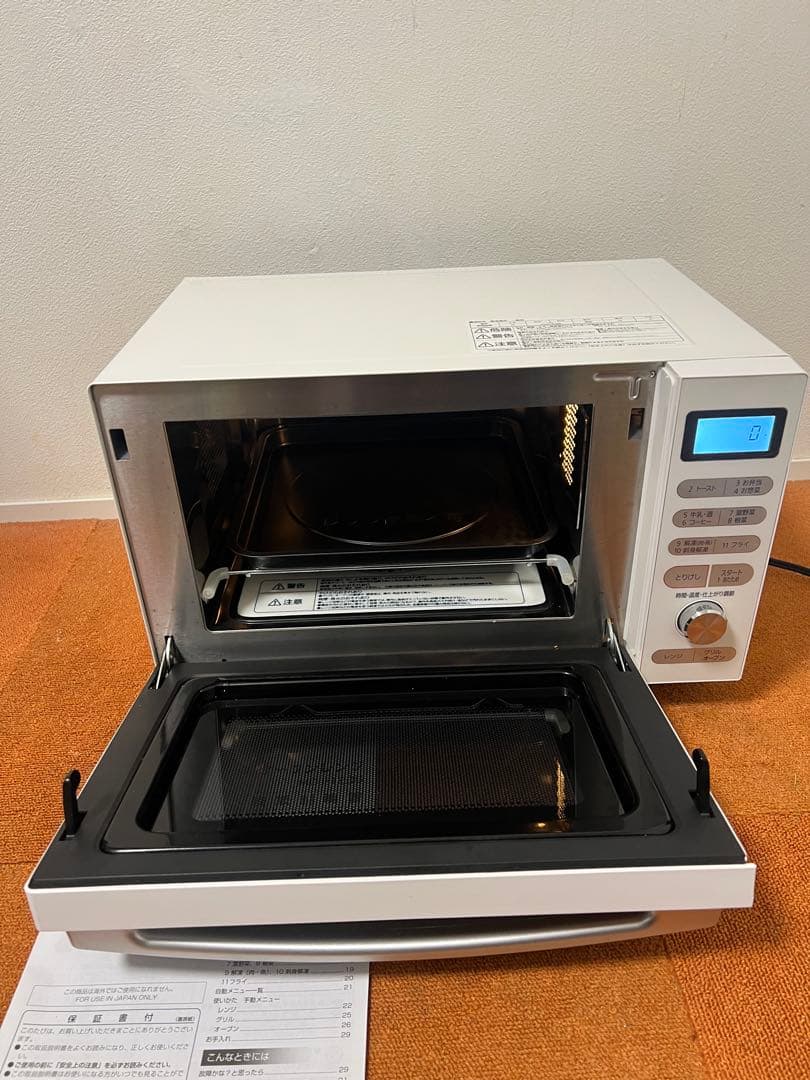 ぱん 美品アイリスオーヤマ オーブンレンジ 2019年製 電子レンジ