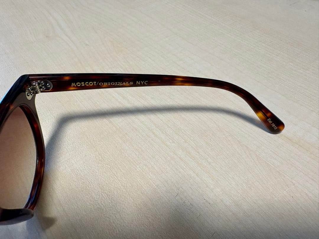 MOSCOT モスコット DUDEL 度なし べっ甲柄 48⬜︎21-145