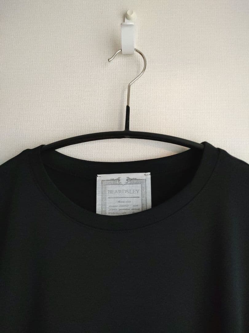 極美品 ビアズリー 裏起毛トロミジャージービックtee カットソー