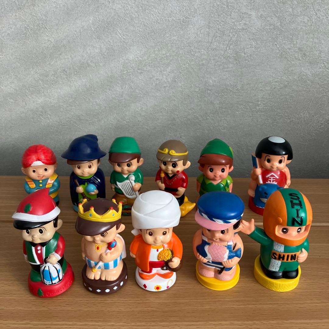 レトロ　貯金箱　ソフビ　信用金庫　信ちゃん