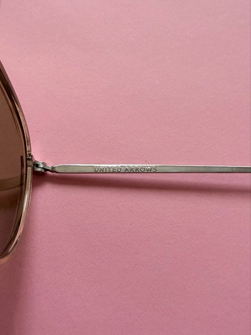 お*ん様 KANEKO OPTICAL × UA ブラウンオーバルサングラス