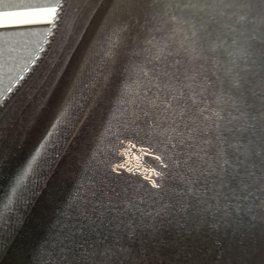 ●バーバリーブルーレーベル ラクーン 毛皮 ファー パーカー 38黒