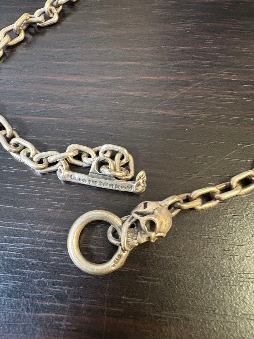 ガボール タイプ スカル チェーン Silver925