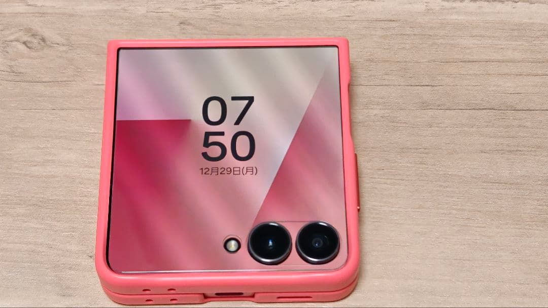 SIMフリー版 Galaxy Z Flip7 コーラルレッド 512GB