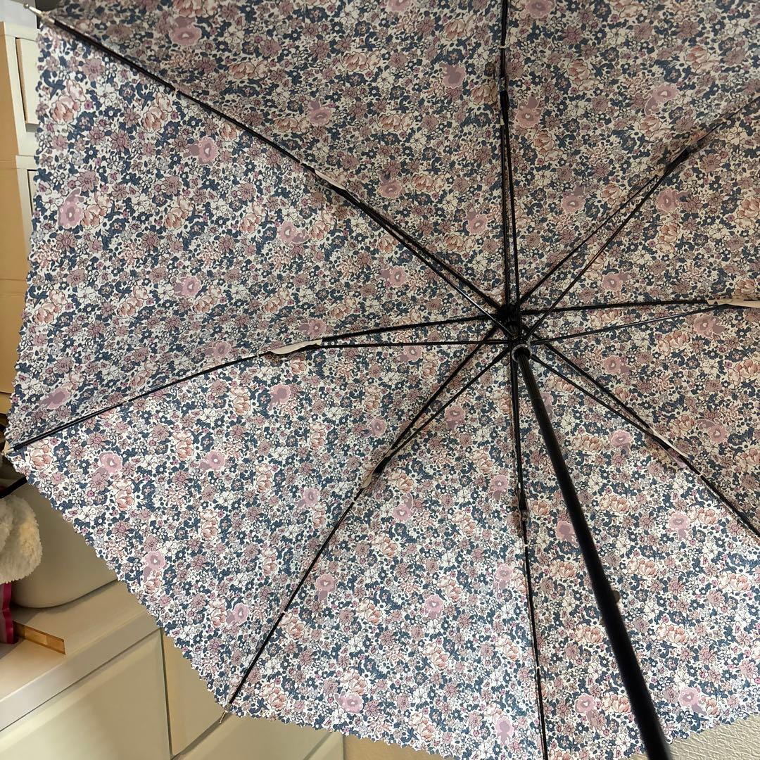 万博×リバティ風傘　晴雨兼用