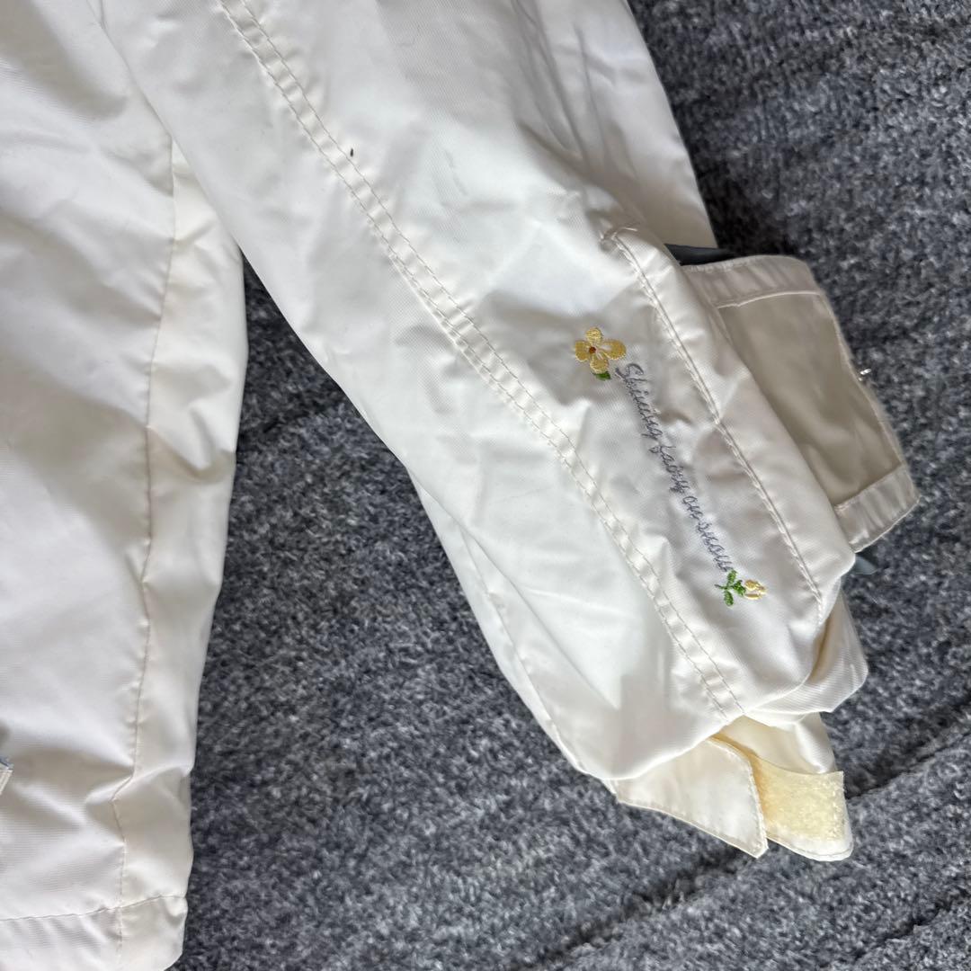 IGNIO イグニオ　スキーウェア　白　ベージュ　M 上下