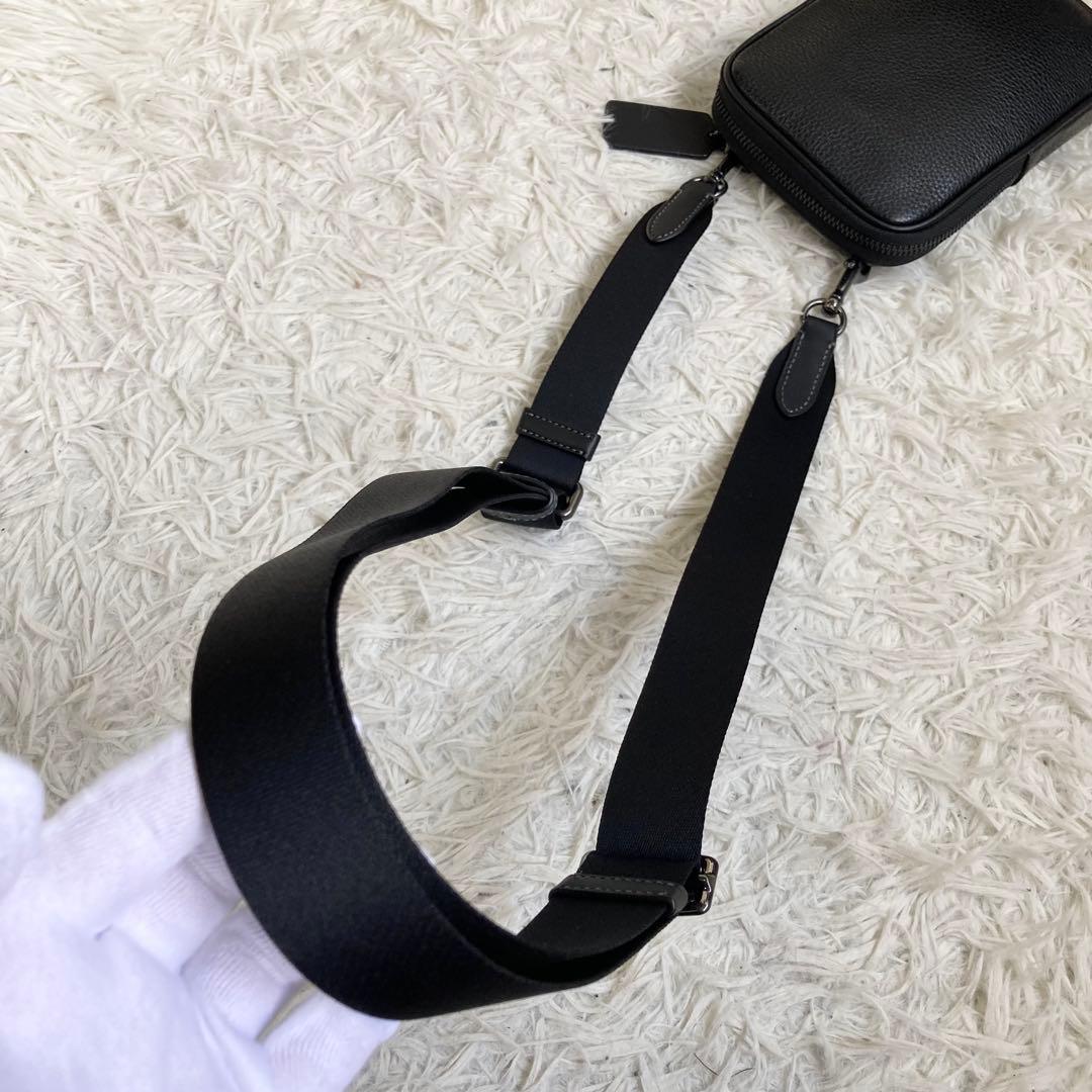 未使用保管品 コーチ ショルダーバッグ エイデンクロスボディ ペプルドレザー