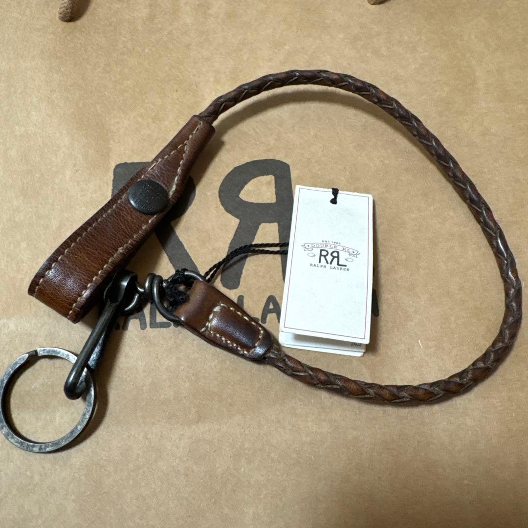ダブルアールエル　レザー　ウォレットチェーン