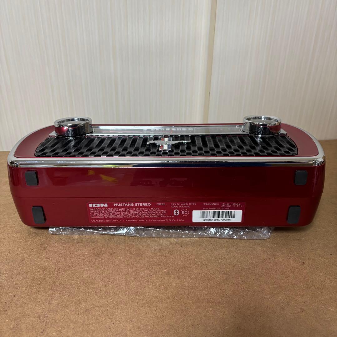 ポータブルプレーヤー FORD ION Audio Mustang Stereo