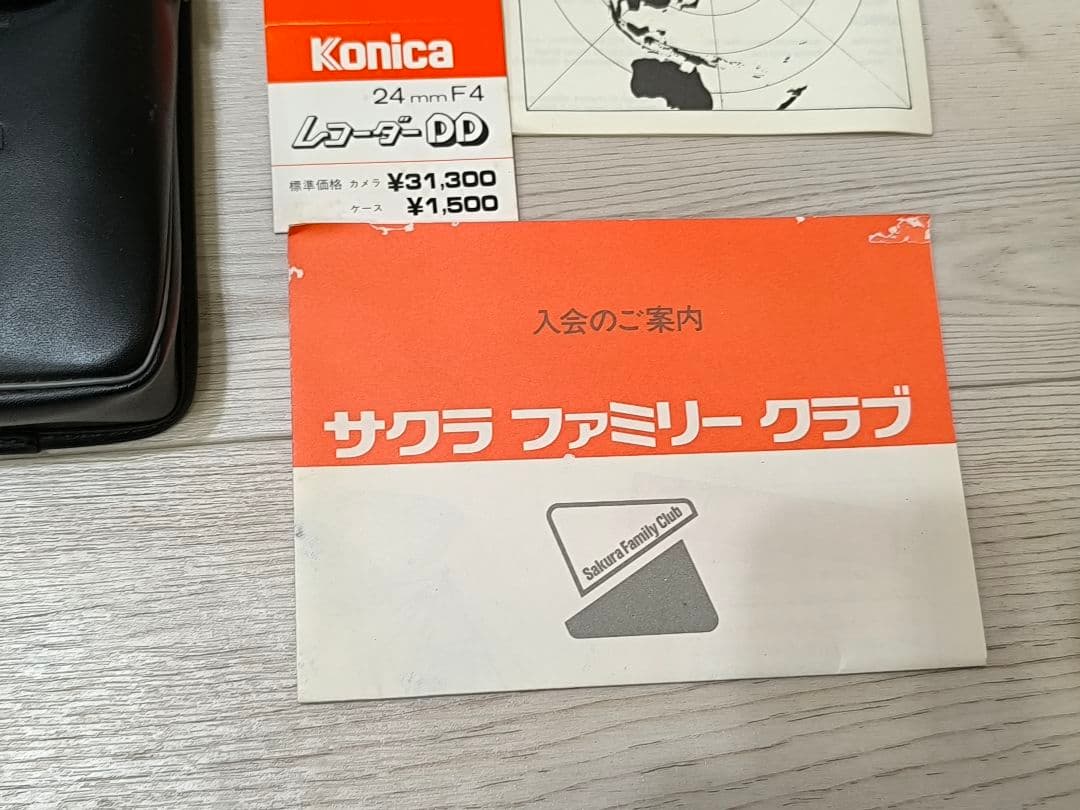 希少☆KONICA/コニカRECORDER ＤＤ24㎜F4ソフトケース純正外箱付