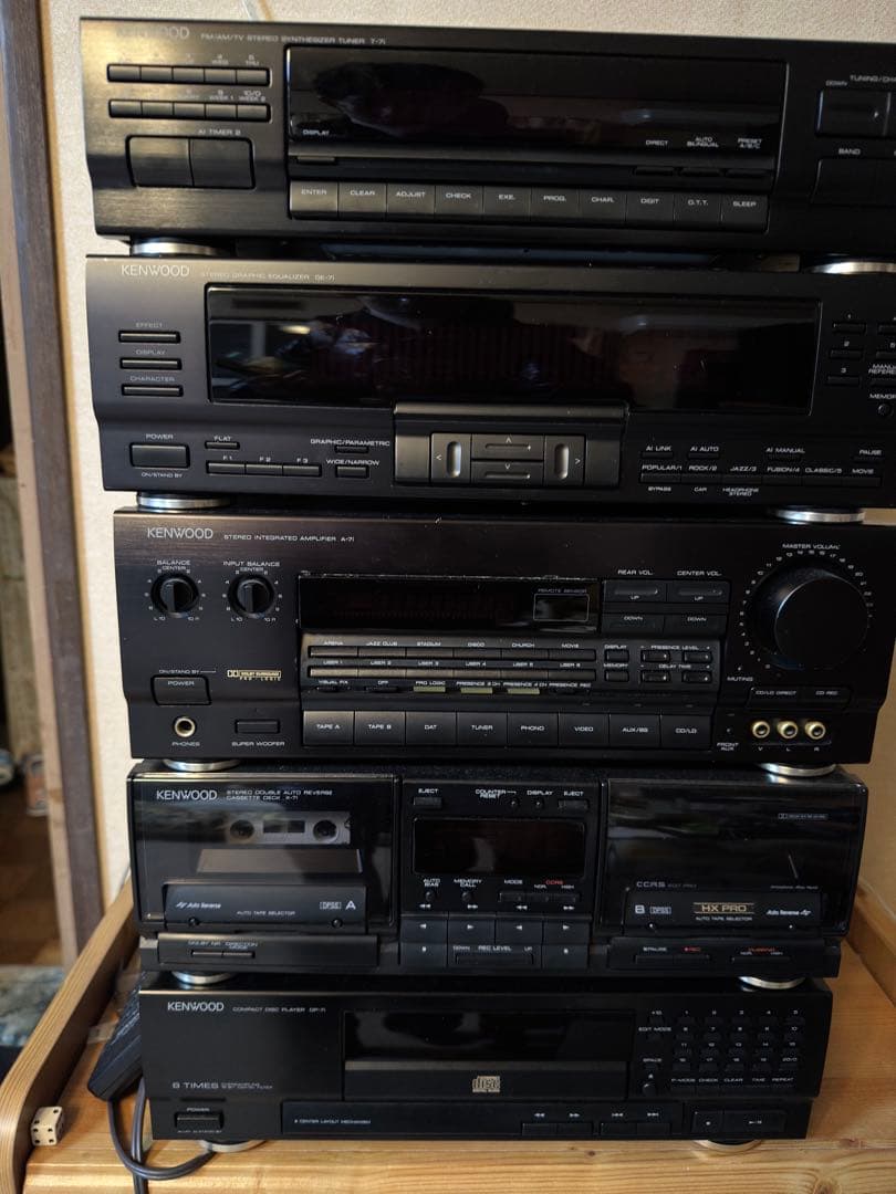 ラジオ・コンポ kenwood roxy j7