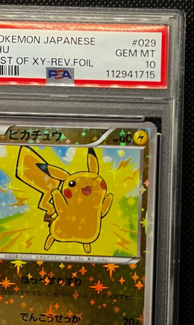 ピカチュウ ライチュウ　THE BEST XY ミラー PSA10 連番
