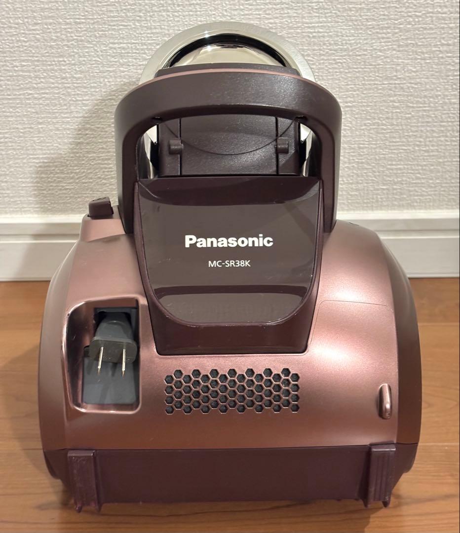 美品／Panasonic MC-SR38K-T サイクロン式掃除機 2021年製