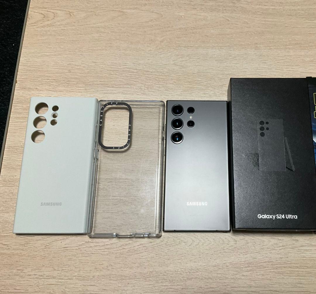 出品終了間近値下げ 　美品　Galaxy S24 Ultra　国内版