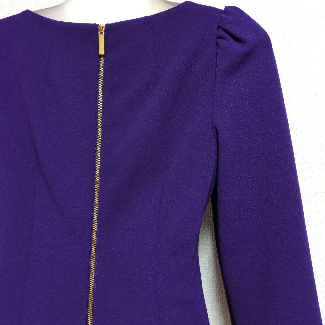 ⭐(2)　パフスリーブのドレスワンピ