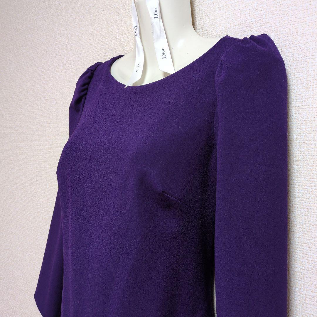 ⭐(2)　パフスリーブのドレスワンピ