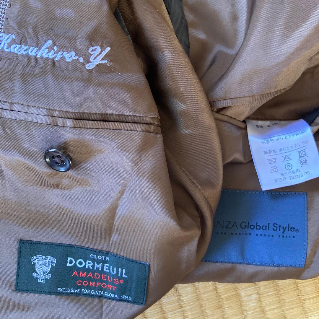 銀座グローバルスタイル DORMEUIL ドメール スーツ 3ピース