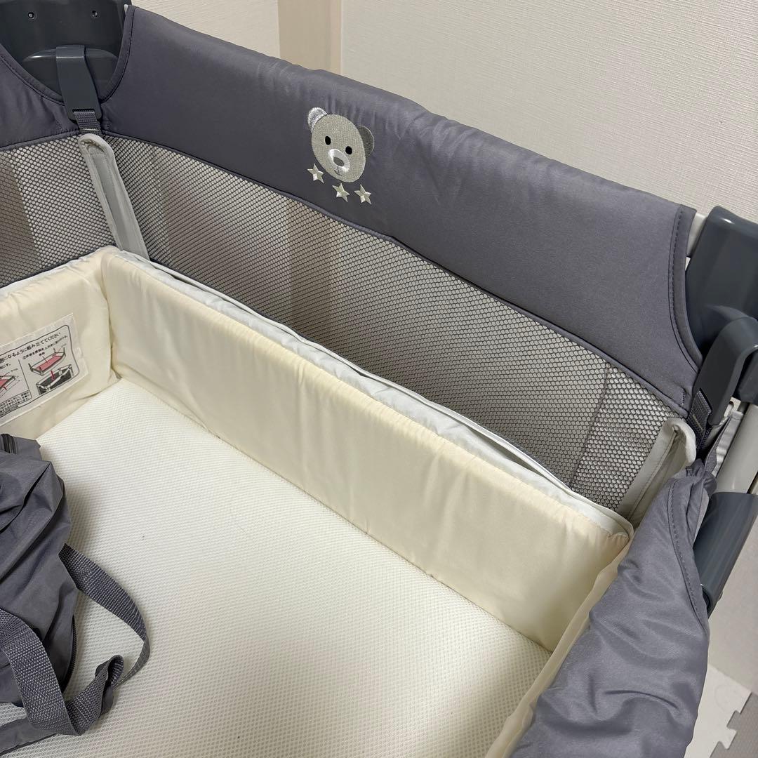 Aprica(アップリカ) ベビーベッド ココネルエアー プラス　グレー