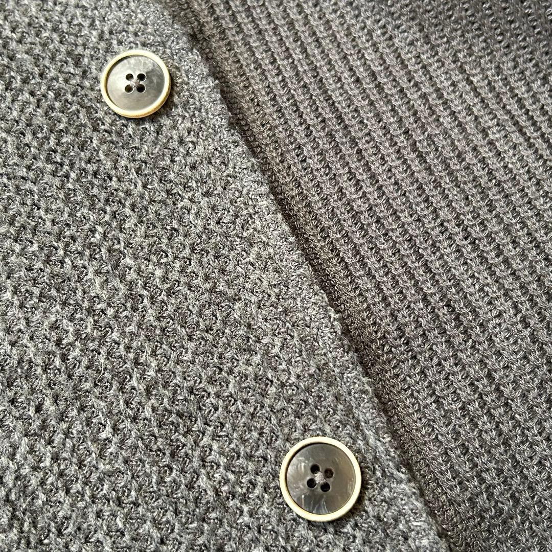 極美品 SHIPS アンコン XL ニット テーラードジャケット ジャガード