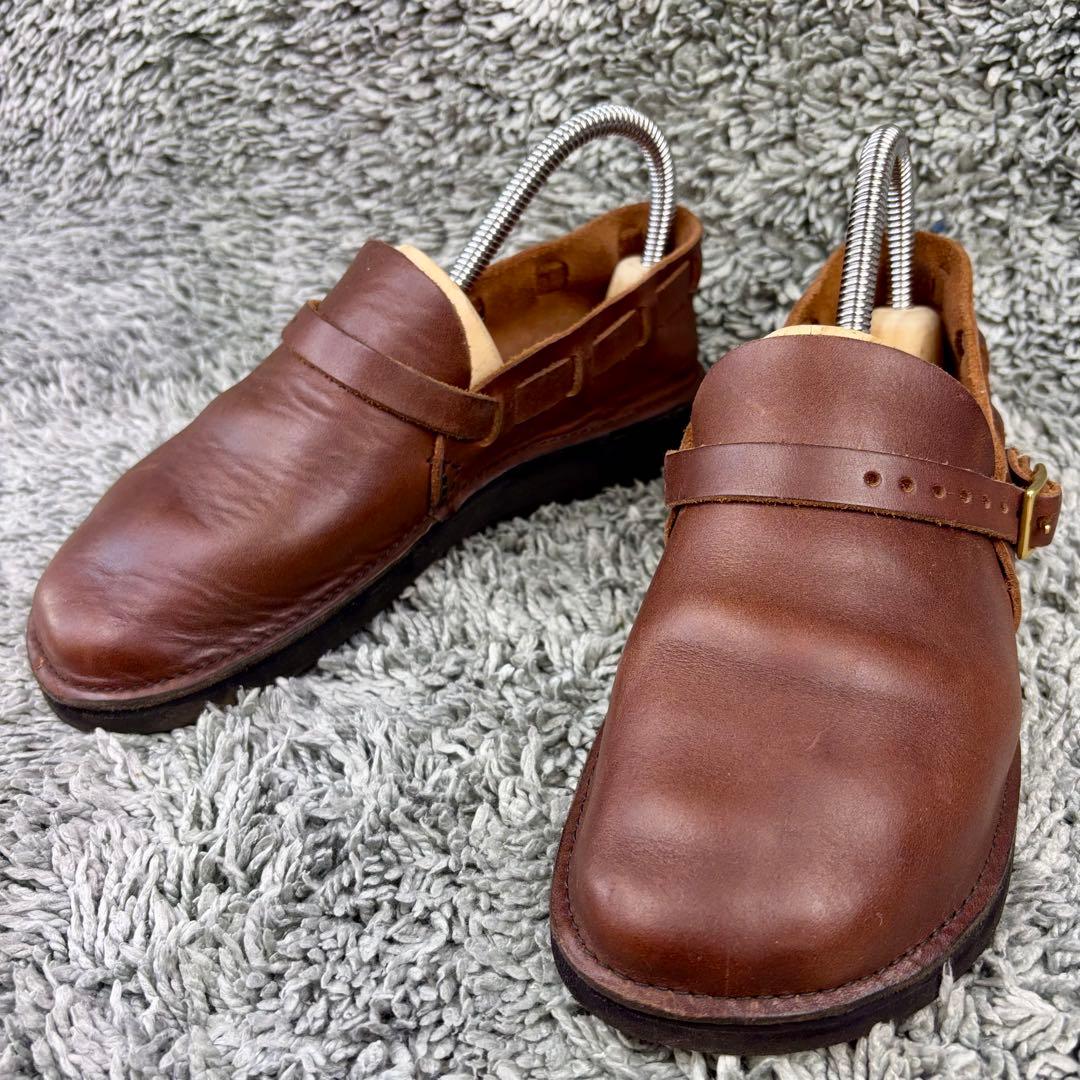 美品✨サイズ7オーロラシューズ ミドルイングリッシュ ブラウン 24cm