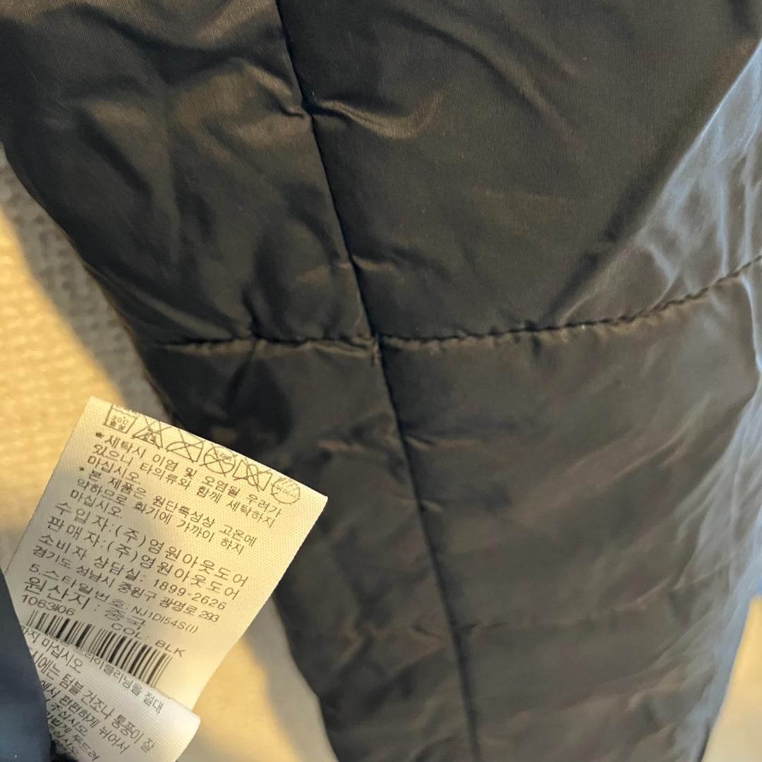 T4468★美品★ノースフェイス*ダウンジャケット*ヌプシ*キッズ150*黒系